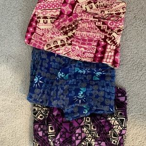 Bundle of 3 Lularoe TC Leggings